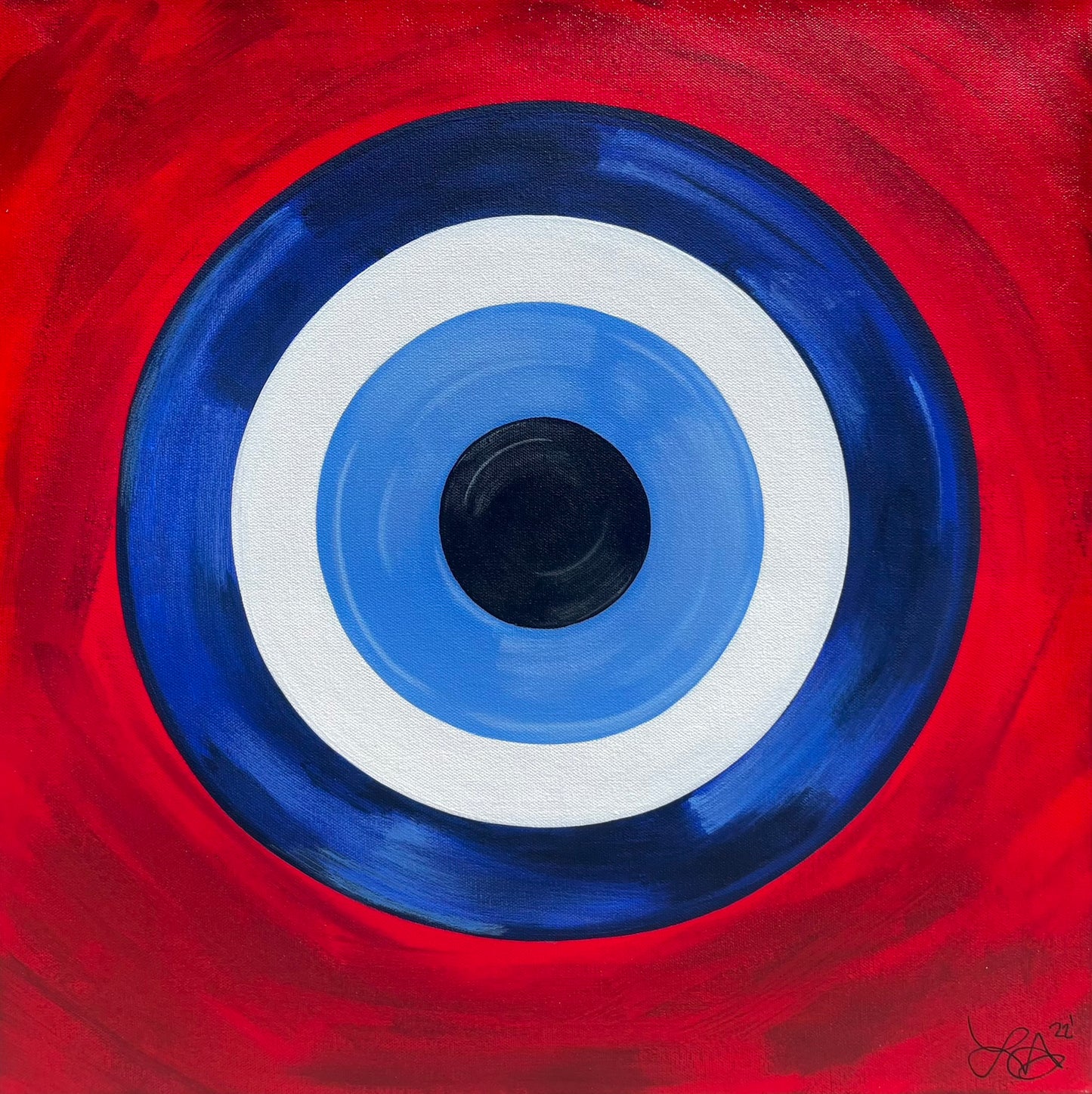 20x20 "Evil Eye"