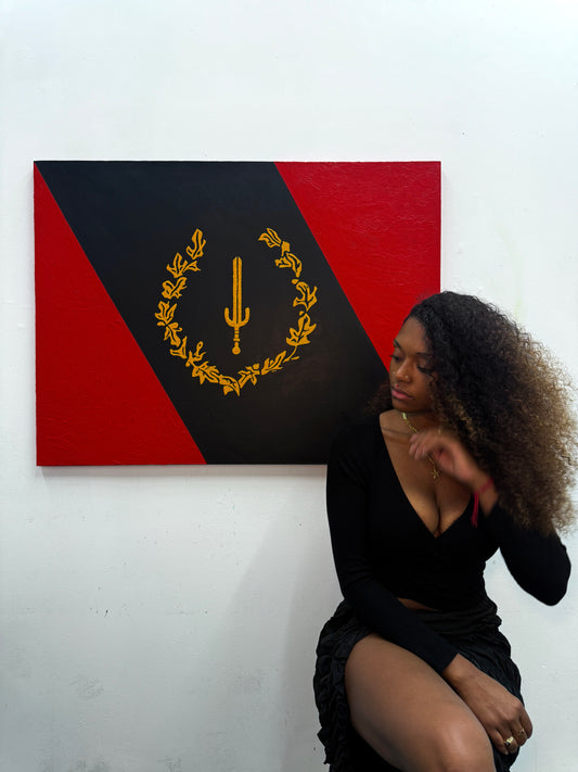 “Black American Heritage Flag” 30x40