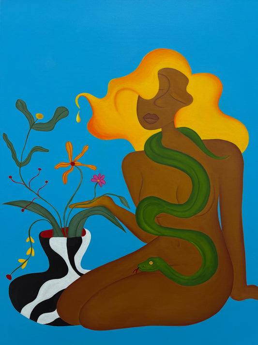 11x14 “Snake of the Year” or “Eve after the Fire”